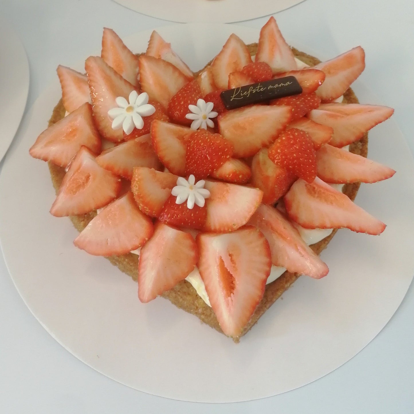 Bretoens zanddeeg met aardbei