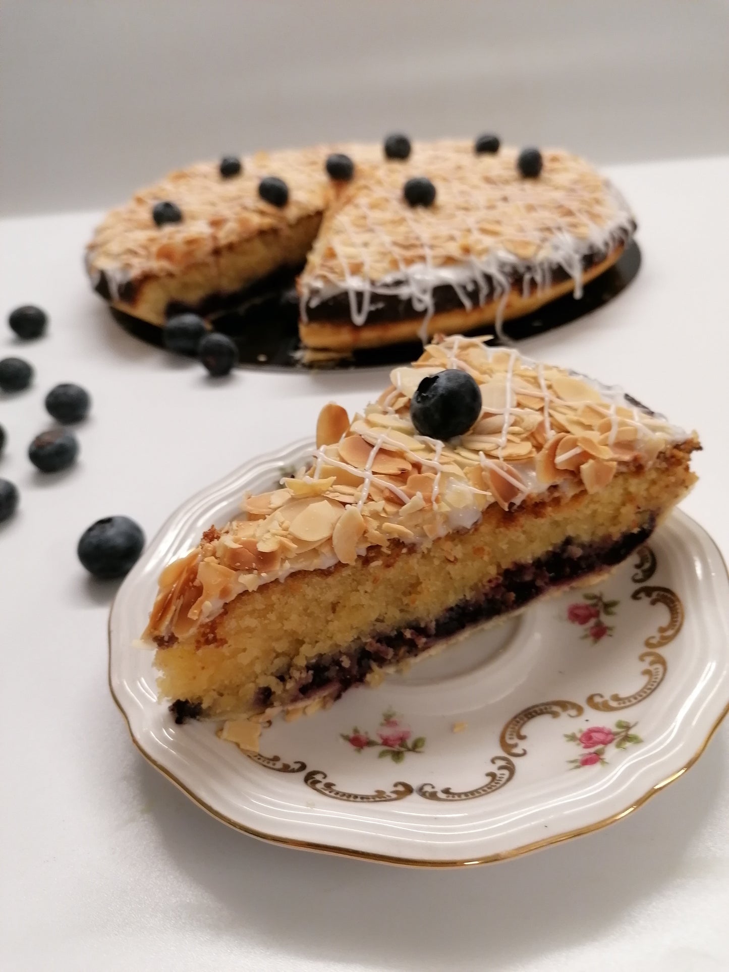 Frangipanne met bosbessen