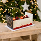 Buche witte chocolademousse met framboos