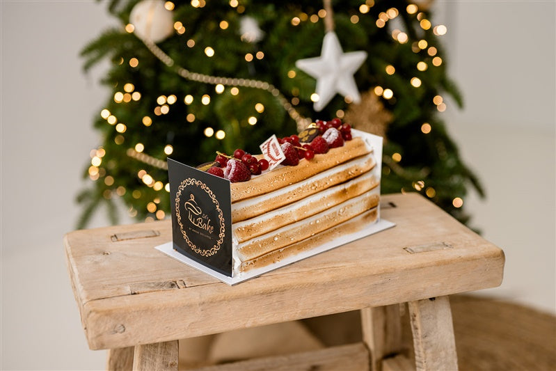 Slagroombuche met frambozen spécial